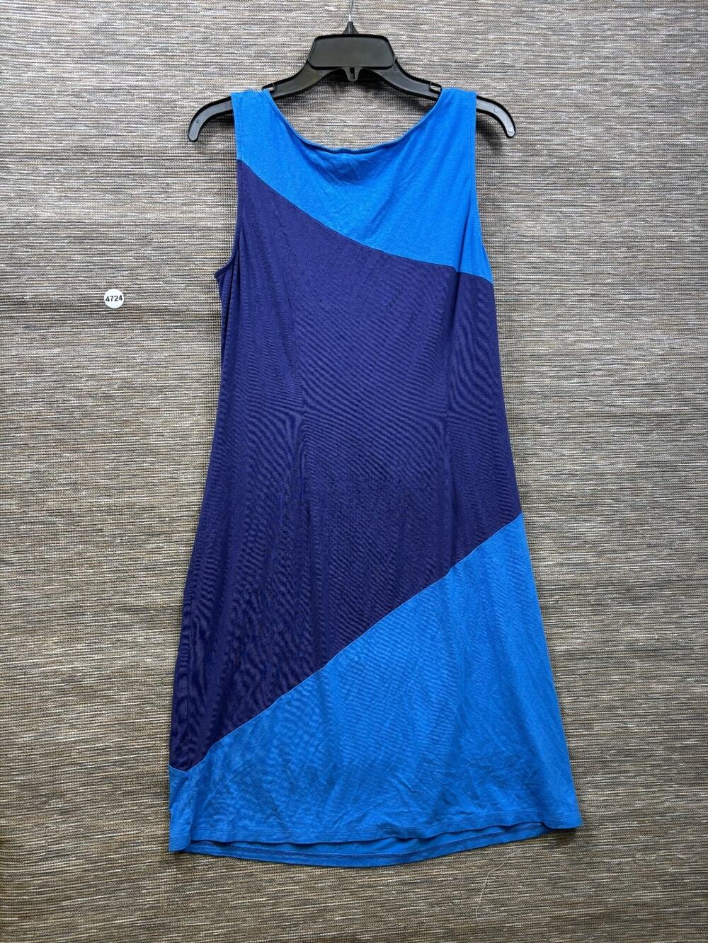 Tommy Bahama Sheath Ruched Dress Womens Size L Colorblock Sleeveless